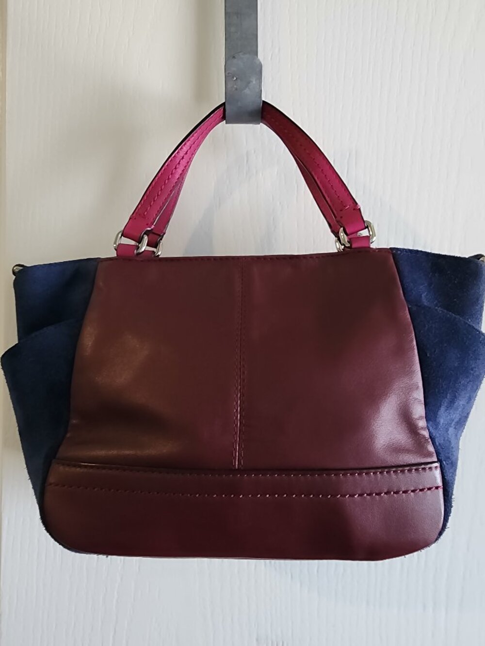 Coach F49865 Colorblock Leather Suede - Picture 2 of 8